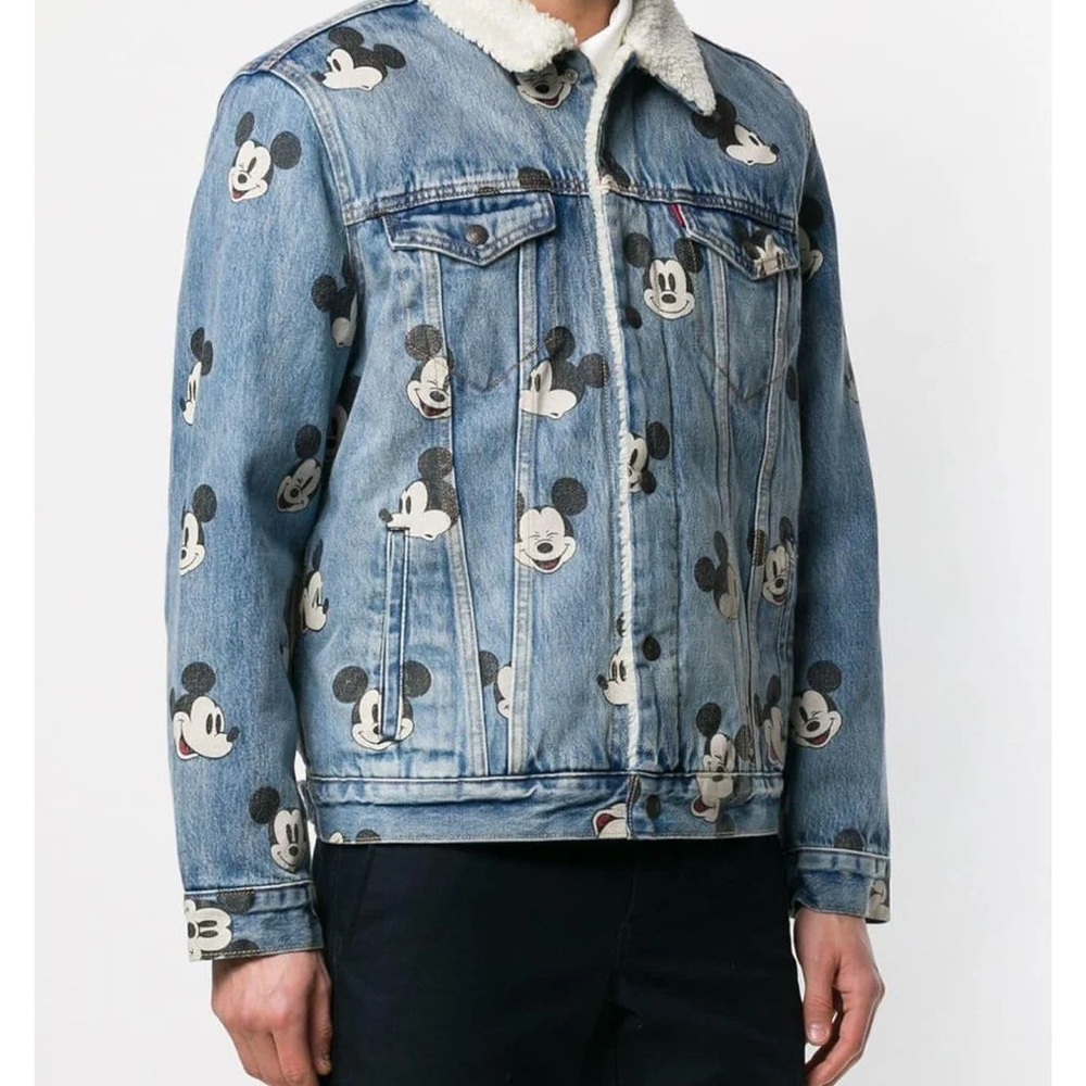 Rare Levi's Mickey Mouse Sherpa Jacket